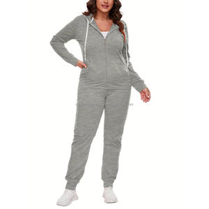 Nardon Apparel Personnalisable FemaleZipper Blank Acid Wash Sweatsuits Jogger Femme Survêtements Cropped Hoodie et Short Set Femmes - Product Image 4