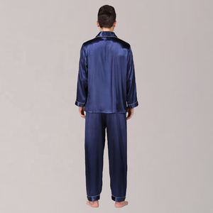 Ensemble pyjama ample pour homme, vêtements de nuit doux et respirants, vêtements de nuit en deux pièces, tenue de détente confortable pour la maison, pour un usage quotidien - Product Image 4