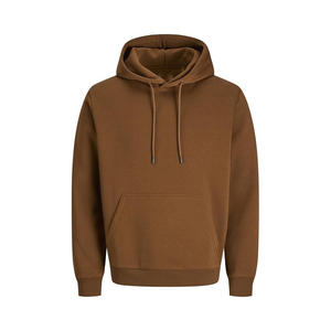 Sweat à capuche d'hiver tricoté personnalisé pour homme, imprimé numériquement, doublé en molleton 100 % coton, sans cordon, avec capuche. - Product Image 2