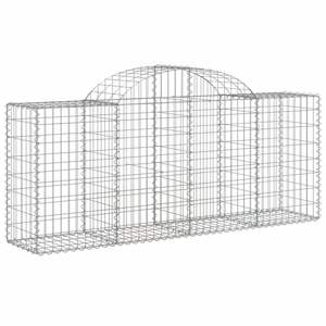 Set di 4 Cesti in Rete Metallica Arrotondata 200x50x80/99 cm in Ferro Zincato - Product Image 3