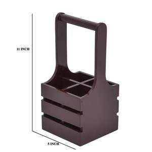 Cesta de Madera Artesanal para Servicio en Hoteles y Restaurantes, Diseño Moderno, Cesta Multifuncional para Bar - Product Image 5