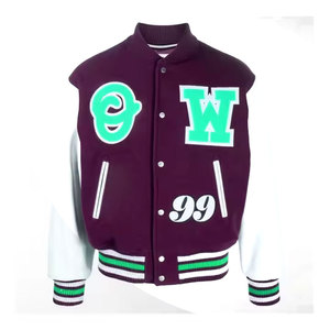 Chaqueta Letterman de tela suave, estilo moderno, ideal para el invierno, muy vendida. - Product Image 1