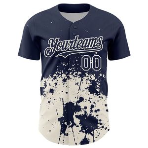 Maillot de baseball de haute qualité à boutons, imprimé en sérigraphie, 100 % coton biologique, anti-bactérien, manches courtes, personnalisable pour équipe - Product Image 4