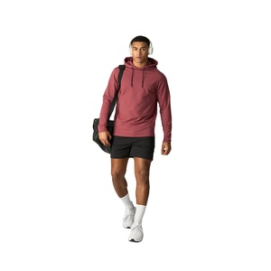 Sweat à capuche pour homme personnalisé OEM marron polaire en coton mélangé sweat à capuche pour homme pull à capuche chaud pour l'automne et l'hiver - Product Image 2