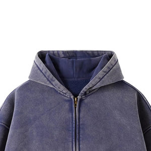 Sudadera con Capucha Oversize Estilo Vintage con Lavado Ácido para Hombre y Mujer, Ajuste Relajado, Tela Suave, Corte Holgado - Product Image 3