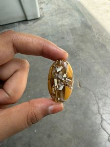 Cabochon en jaspe Mookaite breccié naturel, pierre précieuse en cristal non montée, pour colliers de guérison, cadeaux et décorations, troisième partie - Product Image 1