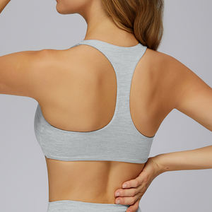 Stylish Comfortable Sports Bra Breathable Lightweight <b>T</b>-<b>Back</b> Yoga Bra Fitness Outdoor Running Sports Bra Front Logo OEM Service - Product Image 3