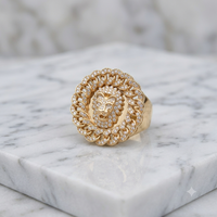 Bague fine personnalisée pour homme, style hip-hop, en argent 925, avec tête de lion glacée en moissanite et diamant, bijou fantaisie en forme de visage d'animal, idéale pour les soirées de bal