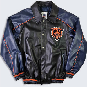 Chaqueta de Cuero para Hombre con Piel Original, Diseño Personalizado, Precio al por Mayor OEM de Calidad Premium, en Venta en Línea - Product Image 3