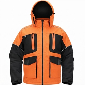Chemise de pêche pour homme HIEND, grande taille, UPF 50+, séchage rapide, imperméable, respirante, camouflage, protection solaire, fermeture éclair, 260g - Product Image 1
