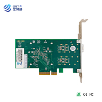 Carte réseau PCIe 2.5G avec puce GRT G225E |   Adaptateur Ethernet SFP à Port Unique pour Serveur et PC
