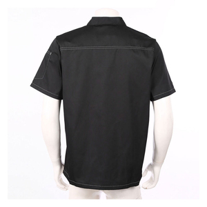 เสื้อเชฟแขนยาวสำหรับกิจกรรมกลางแจ้ง ระบายอากาศได้ดี แบบ unisex สำหรับร้านอาหาร บาร์ โรงแรม พนักงานเสิร์ฟ ทำจากผ้าแคนวาส รับตัดตามแบบ - Product Image 1