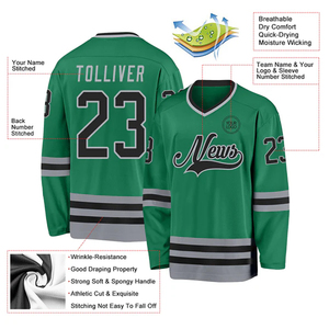 Jersey de Hockey Atlético Personalizado con Diseño Estadounidense, Proveedor de Ropa Deportiva para Equipos de Hockey sobre Hielo - Product Image 5