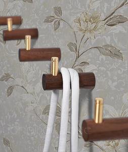 Simple Wooden Wall <b>Hook</b> Rustic Natural Decorative Hanger Ideal For Hanging <b>Kitchen</b> Aprons Cloth Napkins And Utility Items - Product Image 5