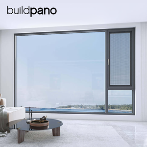 Aluminium draai-kiepraam met makkelijk te openen scharnieren voor moderne residentiële en commerciële gebouwen - Product Image 4