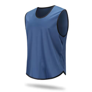 Chaleco de Entrenamiento de Fútbol Unisex Amarillo para Adultos, sin Mangas, de Poliéster Transpirable, Cuello Redondo, para Todas las Temporadas 2026 - Product Image 2