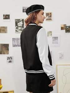 Chaqueta Universitaria de Béisbol Personalizada para Mujer, Última Moda, Gran Venta, a un Precio Muy Razonable, Servicio OEM - Product Image 6