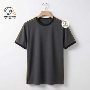 เสื้อยืดแขนสั้นสองสีแบบกำหนดเอง ลาย Alpha Phi Fraternity |   เสื้อเชิ้ตทรงปกติ แขนสั้น ผ้าไม่ทอ คอโอ 100% ผ้าฝ้าย - Product Image 4