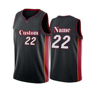 Custom Basketball Jersey Men's Sleeveless Mesh <b>Tank</b> Top Number 23 Red Logo Gold Color Breathable Polyester Sport Apparel - Product Image 5
