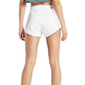 Shorts de sport élastiques taille haute personnalisés pour femmes avec poches, imprimé léopard, style moto et motard, séchage rapide et respirant, 100 % coton - Product Image 6