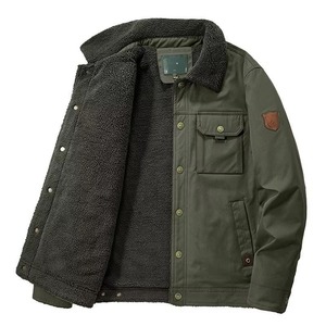 Chaquetas para Hombre, Abrigos Acolchados, Chaquetas de Invierno Térmicas, Gruesas, Forradas de Felpa, Cálidas - Product Image 2