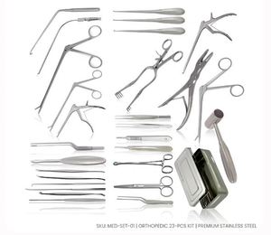 Nuevo Set de Instrumentos Manuales para Laminectomía, 47 Piezas, Kit Completo de Cirugía de Columna Ortopédica, Herramientas Quirúrgicas de Acero Inoxidable, Certificado CE - Product Image 5
