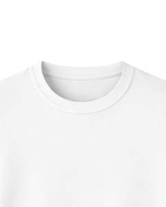 เสื้อยืดคอกลมสีขาวแบบเรียบง่ายสำหรับผู้หญิง แขนสั้น ผ้าฝ้าย สไตล์ลำลอง เหมาะสำหรับฤดูร้อน สตรีทแวร์ รับสกรีนโลโก้ตามสั่ง - Product Image 4