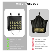 Sacs à foin pour chevaux en nylon de qualité supérieure Fizzan International, personnalisables avec logo et impression couleur, les plus vendus, tendance 2026