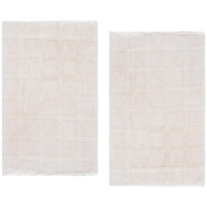 Juego de Alfombrillas de Baño de Algodón de Nuevo Diseño, 2 Piezas, Rectangulares, de Color Sólido, con Base de Goma Antideslizante, Lavables a Máquina, para Uso Doméstico - Product Image 2