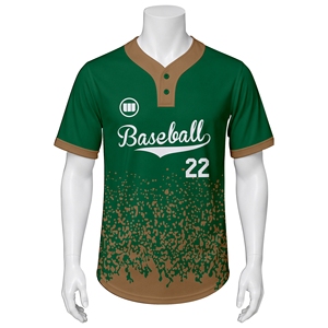 Maillots de baseball personnalisés les plus vendus, maillots de baseball professionnels, respirants, anti-humidité, en polyester/nylon écologique - Product Image 2