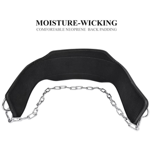 Cinturón de Levantamiento de Pesas con Cadena, Acolchado de Neopreno, Hebilla Ajustable, Resistente, Transpirable y Personalizable - Product Image 2
