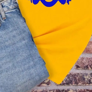 T-shirt SGRHO RHoyalty couleur or, lettres grecques personnalisées, tee-shirt de sororité, manches courtes, col rond, décontracté, mode estivale, vêtements unisexes - Product Image 4