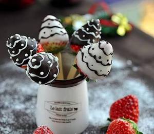 Fresas Congeladas Cubiertas de Chocolate al por Mayor, Snack de Fresas Congeladas a Granel - Product Image 1