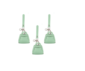 Mini sac à main en cuir avec porte-clés, couleur crème, design minimaliste, durable, accessoire de décoration pour la maison, mini sac à main - Product Image 4