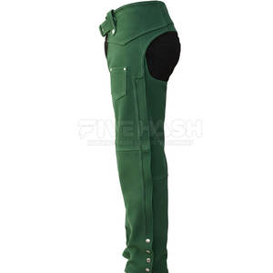 Suede Leather <b>Chaps</b> Smooth Finish Leather Suede Leather <b>Chaps</b> For Elegant <b>Riding</b> Outfit Look - Product Image 6