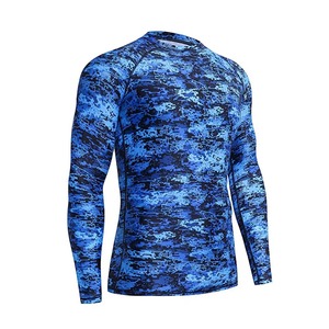 2026 Customized New Arrival <b>Compression</b> Fitness <b>Shirt</b> Rash Guard UPF50+ Eco-Friendly Spandex/Polyester Oem Wholesale High - Product Image 4