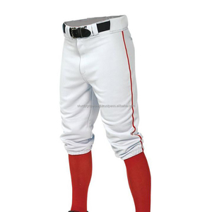 Pantalones Cortos Deportivos Unisex de Béisbol y Sóftbol con Rayas y Ribete, Transpirables, de Secado Rápido, Antibacterianos, para Adultos - Product Image 4