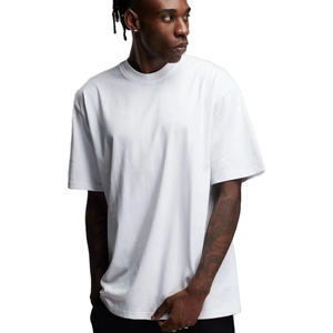 เสื้อยืดแขนสั้นคอกลมผู้ชาย BlanqWear ผ้าฟลีซอย่างดี ทรงหลวม พรีเมียม ผ้าฝ้าย 100% 280 กรัม ป้องกันแบคทีเรีย แห้งเร็ว - Product Image 1