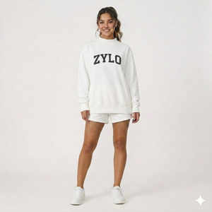 Elegant Winter Mockneck Short <b>Set</b> Women Warm Plush Two Piece Outfit Comfortable Cold Season Lounge Wear - Product Image 1