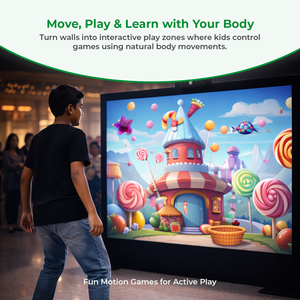 Kit de jeu interactif Move'n Pick avec capteur de mouvement et suivi corporel pour enfants, centres de divertissement intérieurs – INEK00032 - Product Image 4