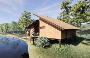 HN02 Bâtiments préfabriqués de 50 m² au design moderne de haute qualité Serres 40HC et bungalows industriels fabriqués au Vietnam - Product Image 3