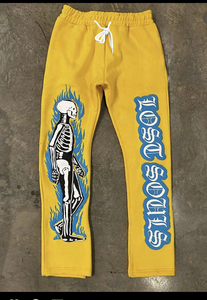 Pantalon de jogging décontracté pour homme, style Y2K, coupe ample, taille élastique, motif lettres Hip Hop, style américain - Product Image 4