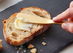 Ensemble de couverts de table avec des poignées courbées lisses et une finition métallique artistique pour une mise en scène de table haut de gamme et des repas élégants - Product Image 6