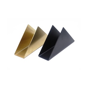Restaurant <b>Tissue</b> Box Organizer Gold and <b>Black</b> Free Standing Design for Home Use Traditional Chinese Style Metal <b>Tissue</b> Box - Product Image 3