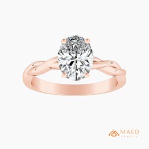 แหวนแต่งงานชุบทองคำสีกุหลาบประดับเพชรโมอิสซาไนต์ทรงลูกแพร์ ดีไซน์หรูหราสำหรับเจ้าสาว ใช้เป็นเครื่องประดับสัญญาสำหรับผู้หญิง สวมใส่ได้ทุกวัน เหมาะเป็นของขวัญ - Product Image 1