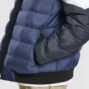 Chaqueta de Plumón Personalizada de Alta Calidad North Wind para Hombre, Chaqueta de Plumón con Diseño de Cara Sonriente, Chaqueta de Invierno para Hombre - Product Image 4