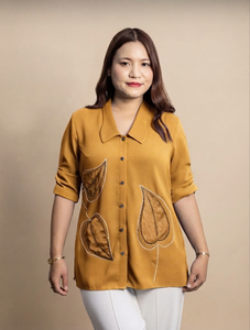 เสื้อเชิ้ตลำลองผู้หญิงพร้อมผ้าพรีเมี่ยมสำหรับสวมใส่ในชีวิตประจำวันและแฟชั่นสุดสัปดาห์ซื้อโดยตรงจากผู้จำหน่าย - Product Image 1