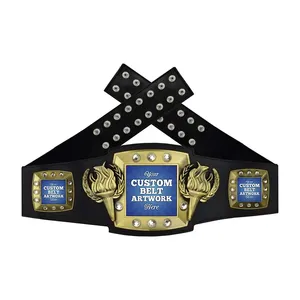 Cinturón de Boxeo y Lucha Libre Personalizado de Alta Calidad y Bajo Costo, Nuevo Diseño, Cinturones de Campeonato con Diseño Personalizado - Product Image 2