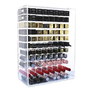 Organizador de exhibición de lápiz labial acrílico funcional Diseño elegante Almacenamiento eficiente Presentación elegante Colección de lápiz labial - Product Image 6