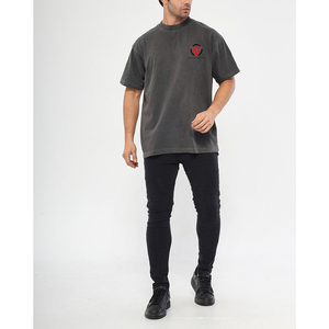 Camiseta de Hombre, Nueva Colección 2026, Alta Calidad, 320gsm, Algodón Grueso, Estilo Urbano, Impresión de Logotipo Personalizado, Lisa - Product Image 5